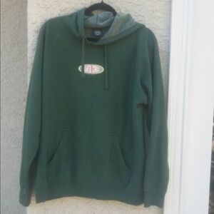 Santa Cruz Skateboards Green Graphic Hoodie Sweatshirt Size M